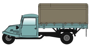 NPE Modellbau NA88036 - H0 Goliath GD 750 Hochpritsche/Plane